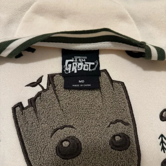 I AM GROOT Marvel Studios 2-Toned Trimmed Cuffs | Medium - Picture 3 of 5